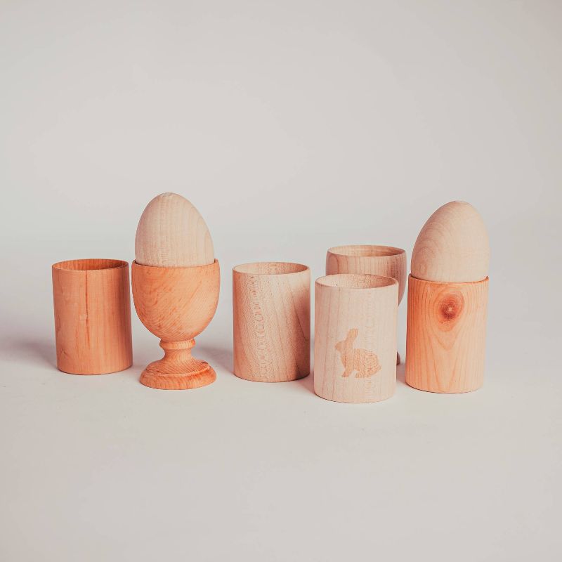 Wooden Egg Cup